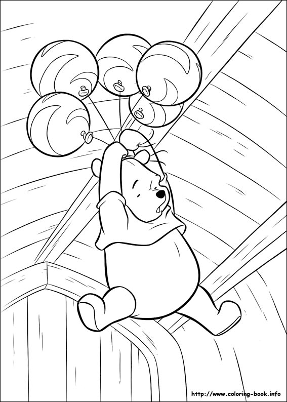 Winnie the Pooh coloring picture